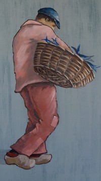 Pêcheur au panier ©Jean Guennal